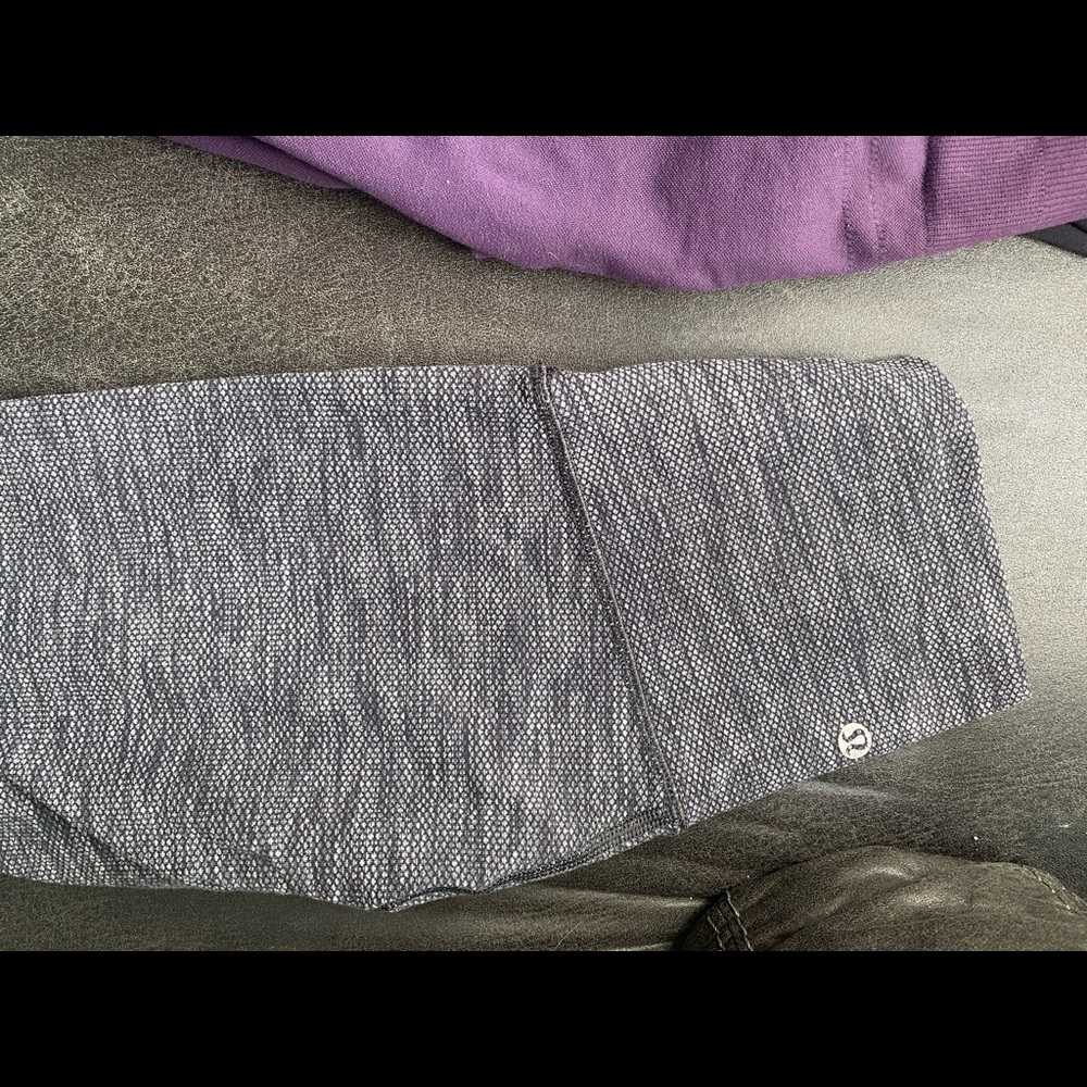 Lululemon Grey Long Leggings, High Waisted